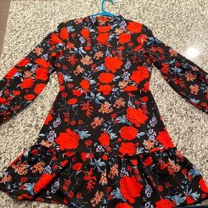 Womens short floral dress